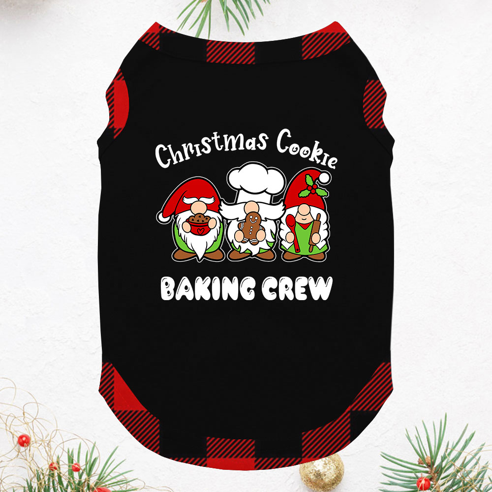 Gnome Baker Crew Christmas Holiday Pajamas Family