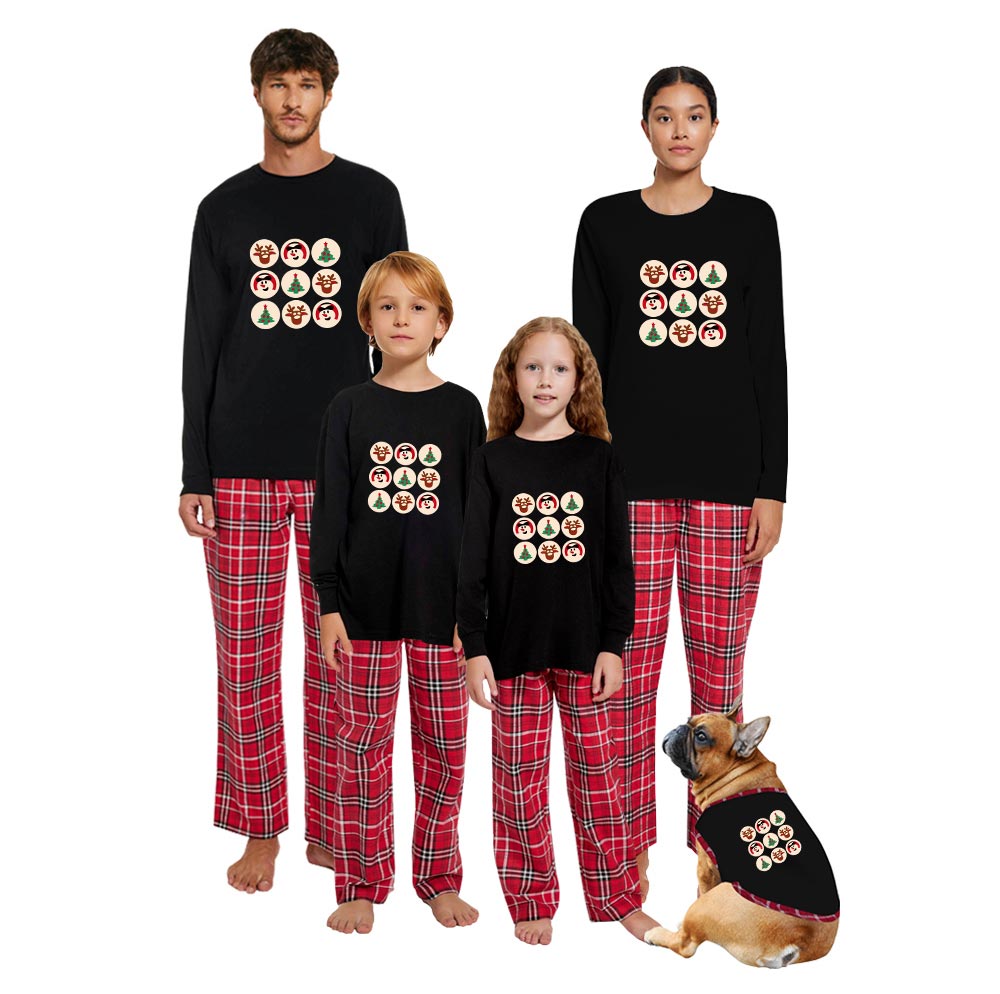 Christmas Sugar Cookie Family Pajamas Matching Cotton Christmas Sugar Cookie Family Pajamas Matching Cotton