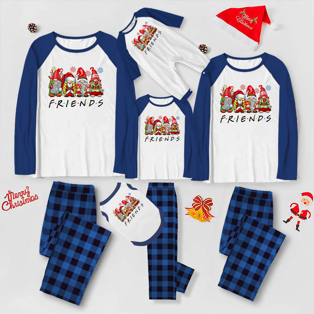 Gnome Friends Matching Christmas PJs With Plus Size Gnome Friends Matching Christmas PJs With Plus Size