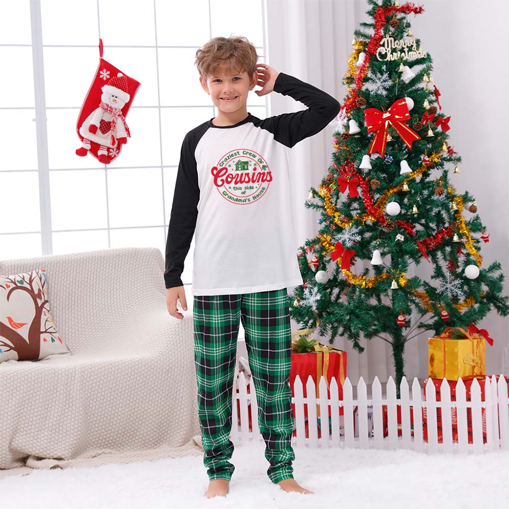 Personalized Craziest Cousin Funny Family Pajamas Christmas Personalized Craziest Cousin Funny Family Pajamas Christmas