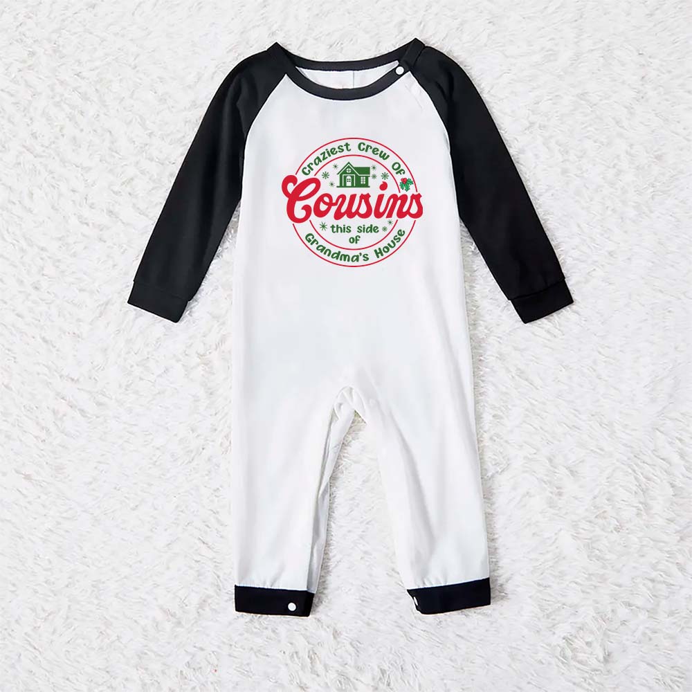 Personalized Craziest Cousin Funny Family Pajamas Christmas Personalized Craziest Cousin Funny Family Pajamas Christmas