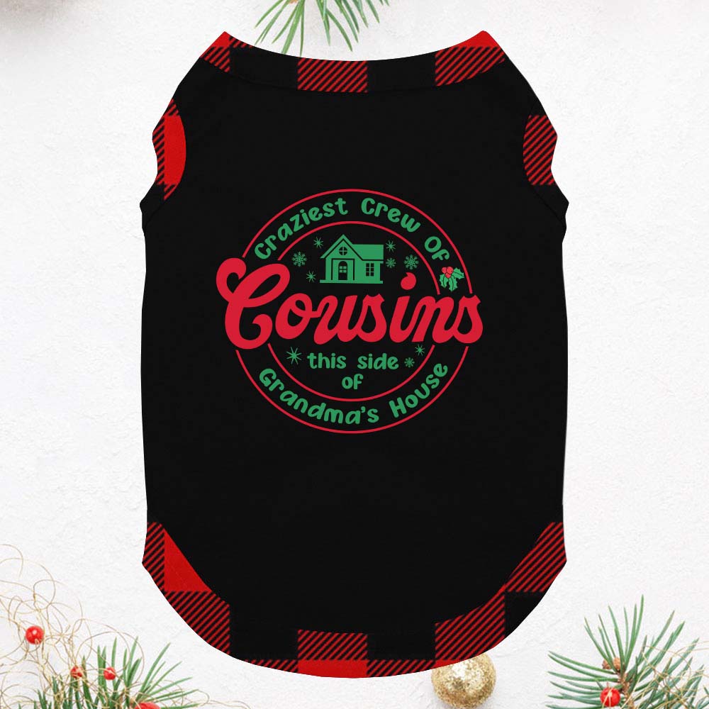 Craziest Cousin Crew Matching Holiday Pajamas Short Sleeve Craziest Cousin Crew Matching Holiday Pajamas Short Sleeve