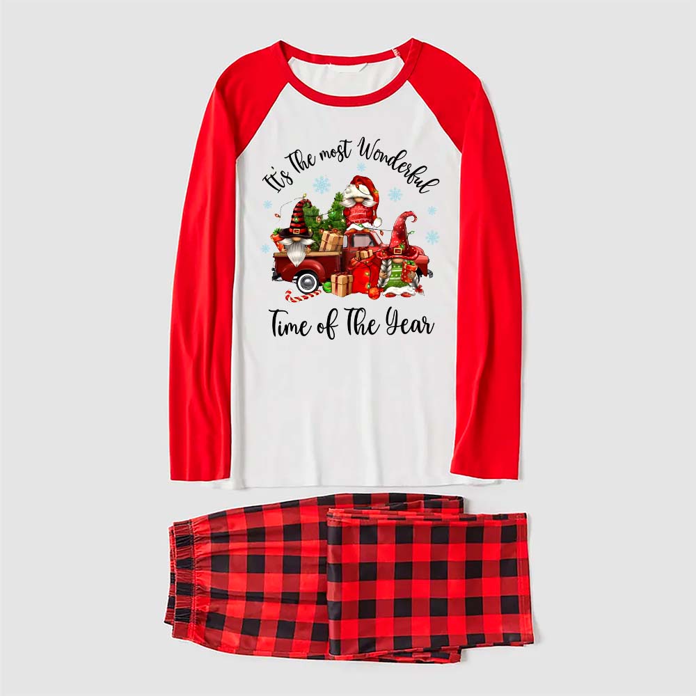 It's The Most Wonderful Time Christmas Matching PJs Gnome It's The Most Wonderful Time Christmas Matching PJs Gnome