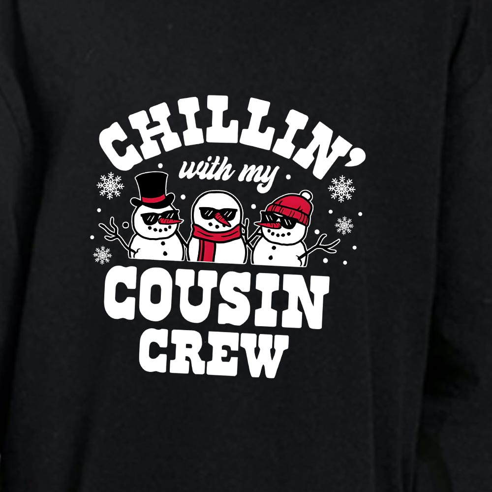 Funny Snowman Cousin Crew Matching Christmas Jammies Cotton Funny Snowman Cousin Crew Matching Christmas Jammies Cotton