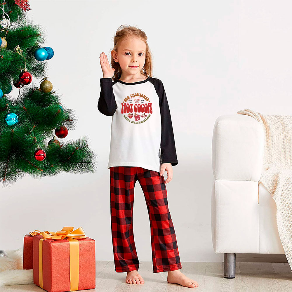 Festive Hot Cocoa Marshmallows Matching Xmas PJs Buffalo Plaid Festive Hot Cocoa Marshmallows Matching Xmas PJs Buffalo Plaid