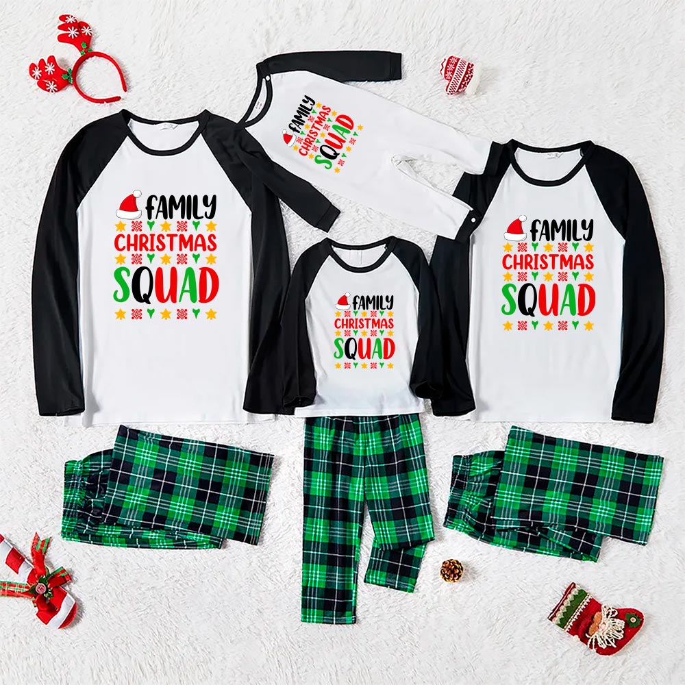 Family Christmas Squad Matching Christmas Pajamas Family Christmas Squad Matching Christmas Pajamas