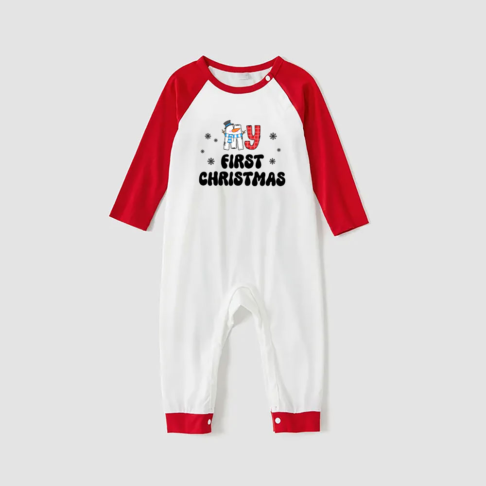 My First Christmas Family With Infant Matching Pajamas My First Christmas Family With Infant Matching Pajamas