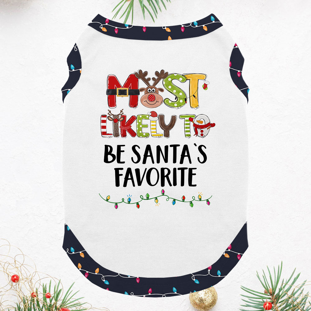Fun Matching Short Sleeve Christmas PJs Customized Most Likely Sayings Fun Matching Short Sleeve Christmas PJs Customized Most Likely Sayings