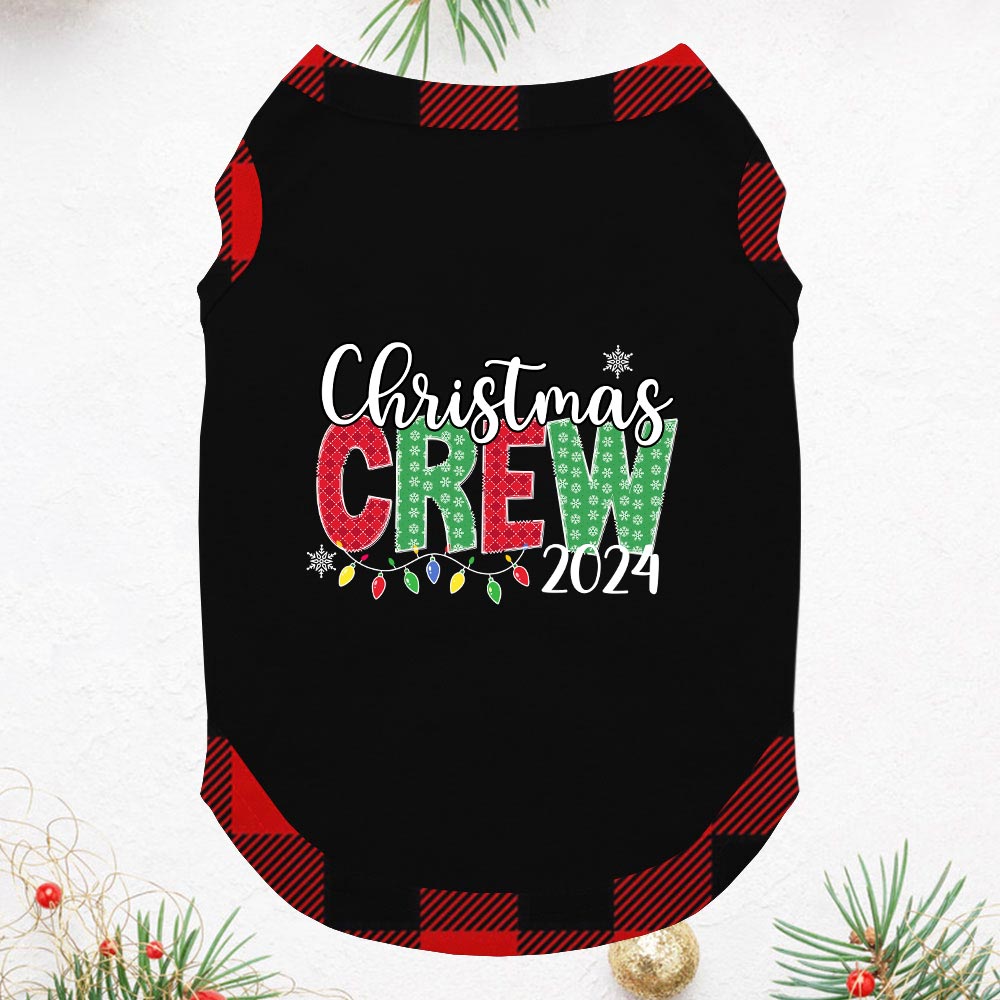 Christmas Crew 2024 Matching Family Jammies Short Sleeves