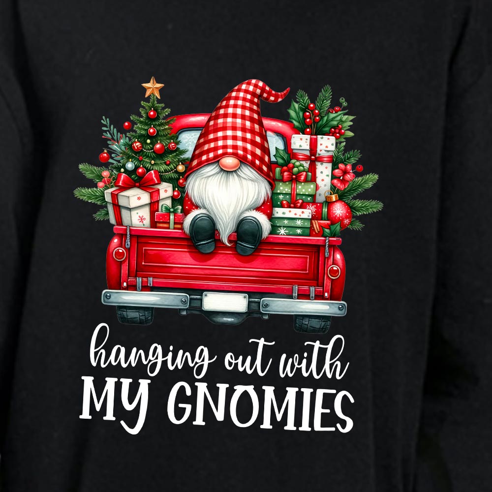 Hanging With My Gnomies Christmas Family Pajamas Matching Cotton Hanging With My Gnomies Christmas Family Pajamas Matching Cotton
