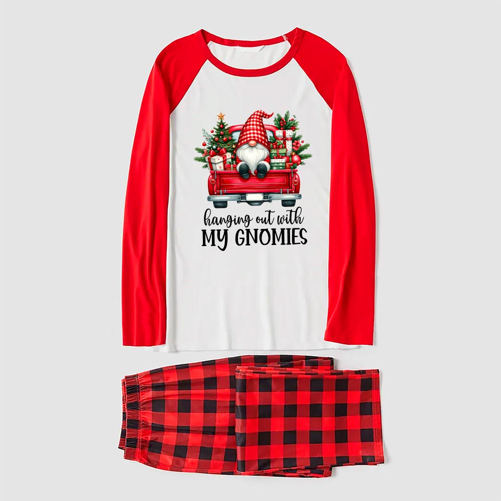 Hanging Out With My Gnomies Family Christmas Pajama Sets Hanging Out With My Gnomies Family Christmas Pajama Sets