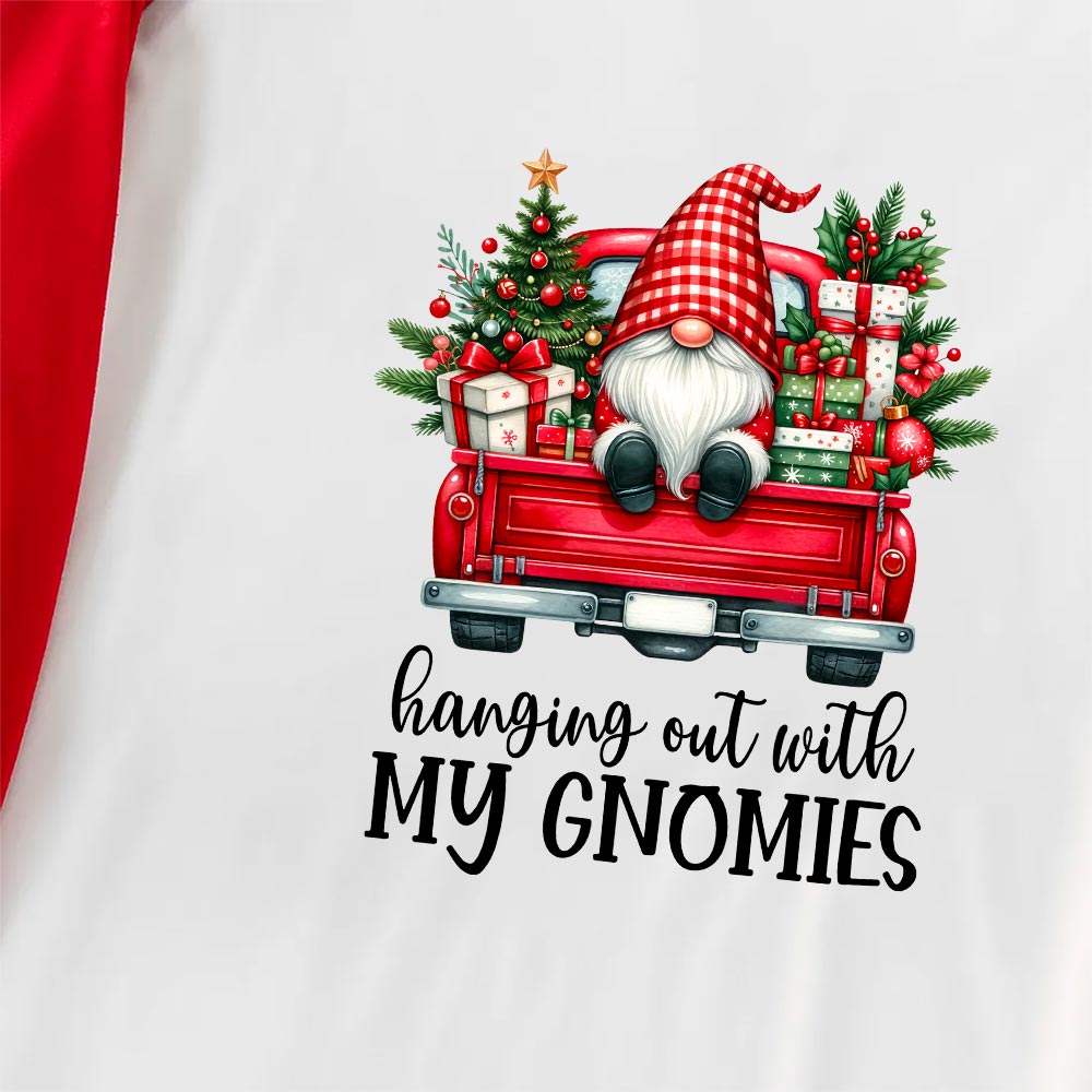 Hanging Out With My Gnomies Family Christmas Pajama Sets Hanging Out With My Gnomies Family Christmas Pajama Sets
