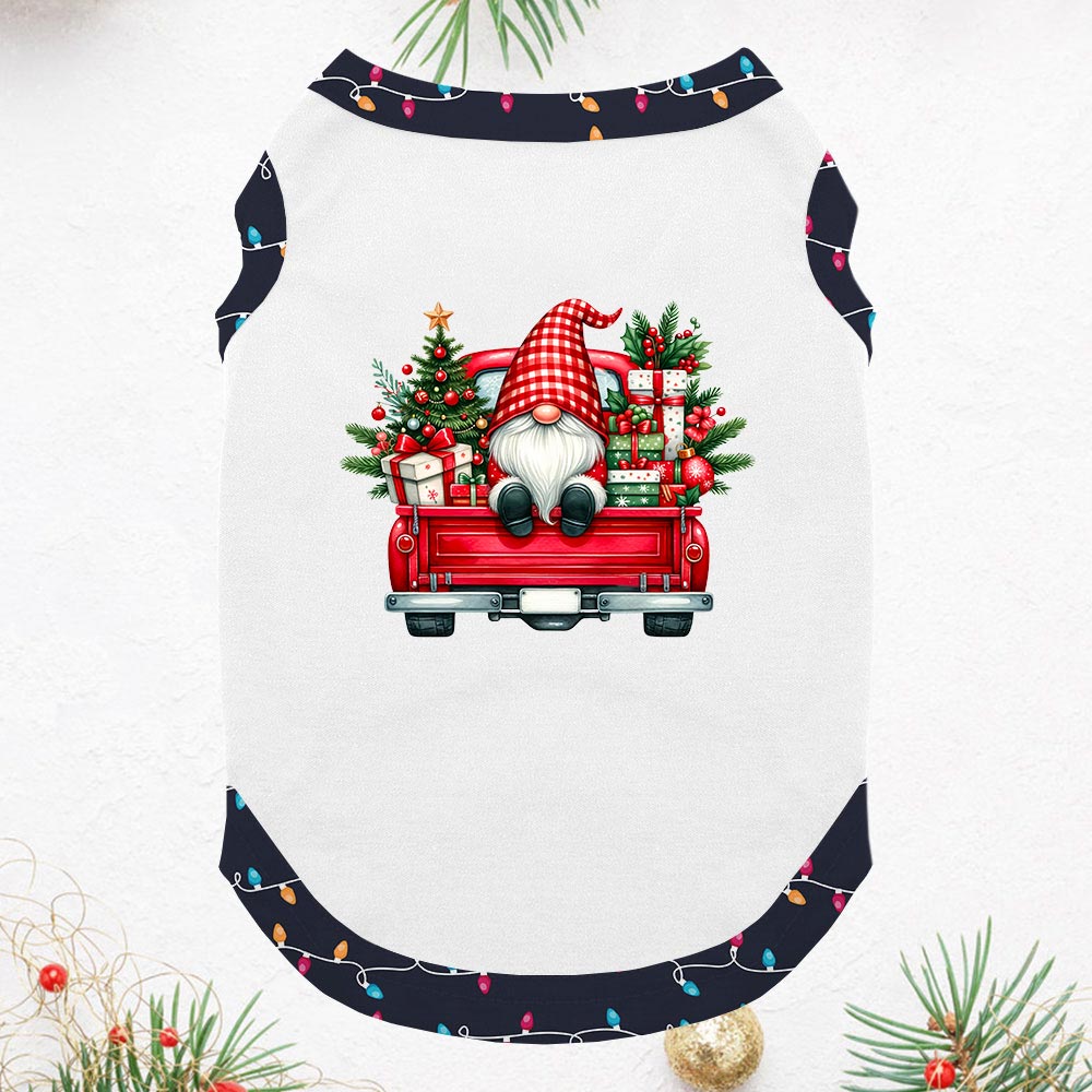 Festive Gnome Short Sleeves Matching Holiday Pajamas Festive Gnome Short Sleeves Matching Holiday Pajamas