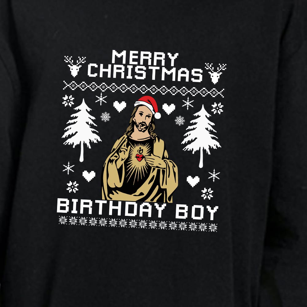Funny Jesus Birthday Christmas Family Pajamas Matching Cotton
