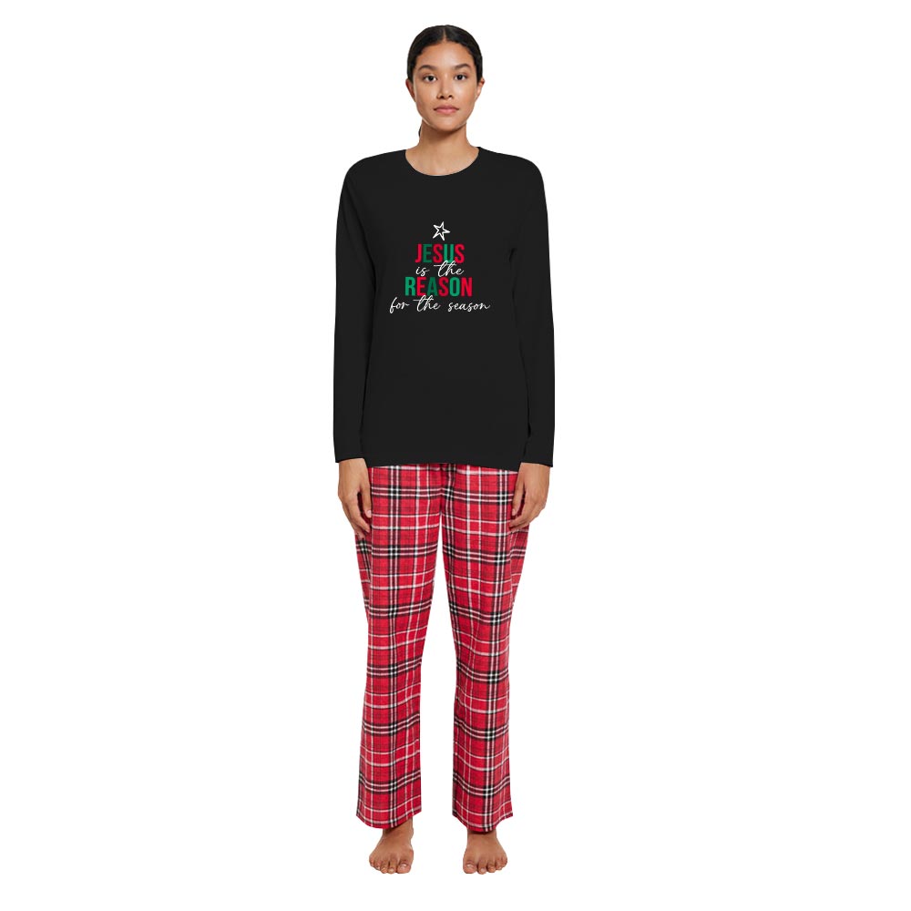 Jesus Is The Reason For The Season Family Christmas Pajamas Cotton Jesus Is The Reason For The Season Family Christmas Pajamas Cotton
