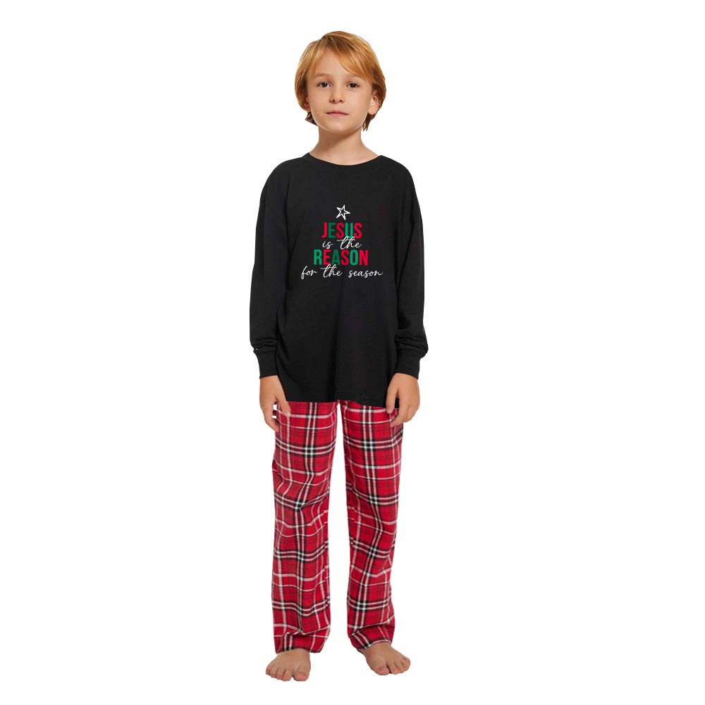 Jesus Is The Reason For The Season Family Christmas Pajamas Cotton Jesus Is The Reason For The Season Family Christmas Pajamas Cotton