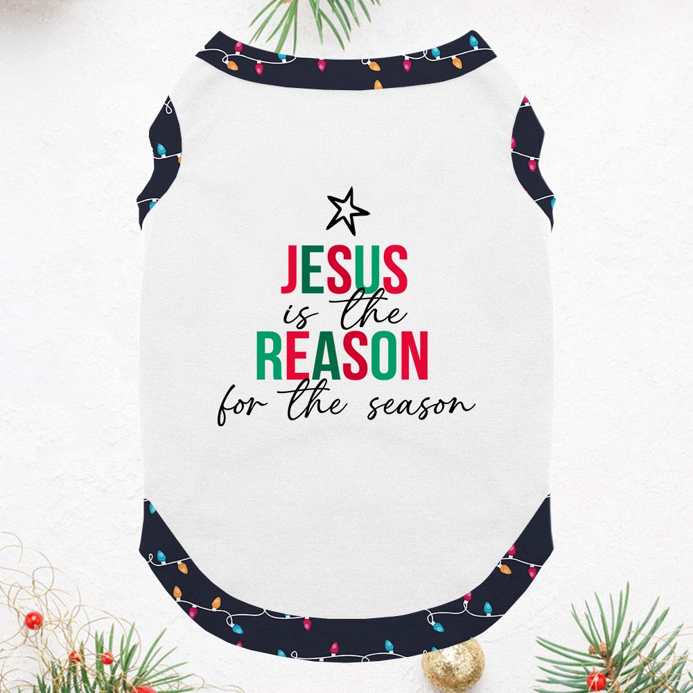 Jesus Reason Season Short Sleeves Matching Holiday Pajamas Jesus Reason Season Short Sleeves Matching Holiday Pajamas