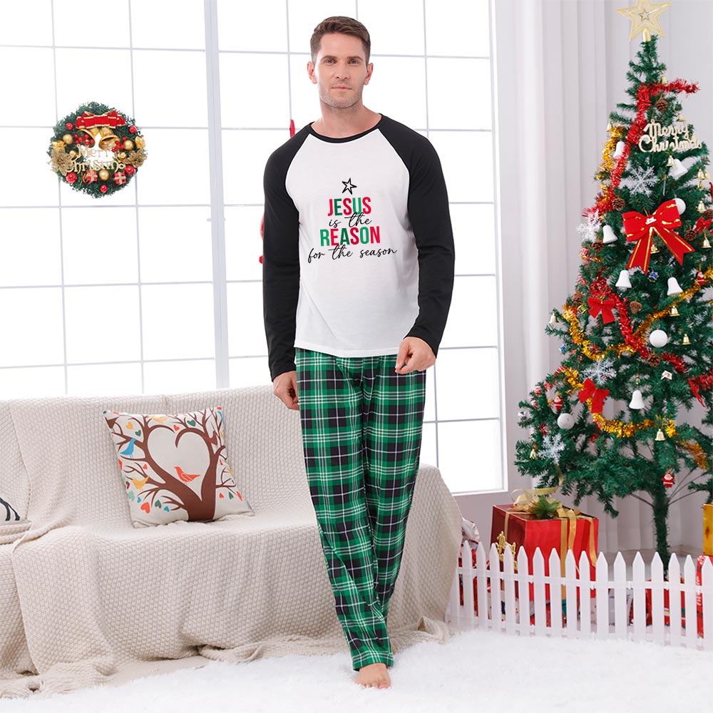 Jesus Is The Reason Matching Pajamas For The Family For Christmas Jesus Is The Reason Matching Pajamas For The Family For Christmas