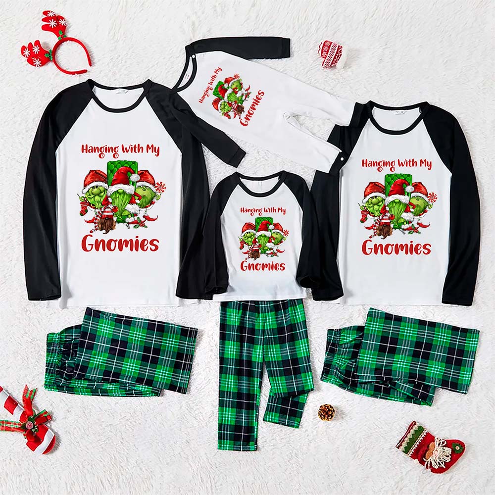 Green Gnome Funny Matching Xmas Family Pajamas Green Gnome Funny Matching Xmas Family Pajamas