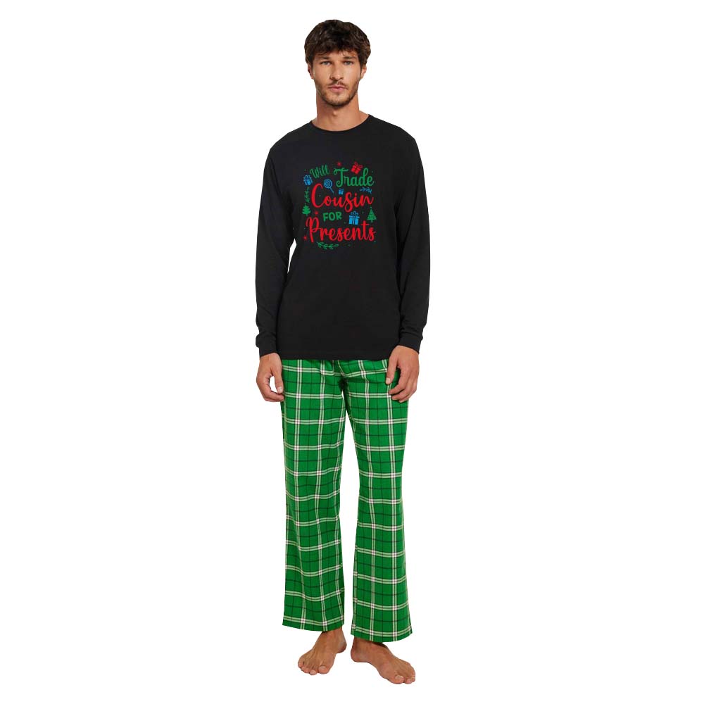 Hilarious Cousin Crew Trade Matching Christmas Pajamas 100 Cotton Hilarious Cousin Crew Trade Matching Christmas Pajamas 100 Cotton