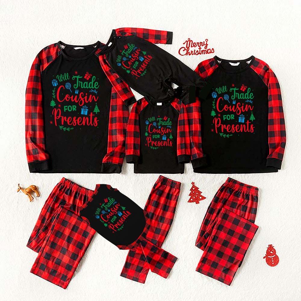 Trade Cousin For Gift Funny Pajamas For The Family Christmas
