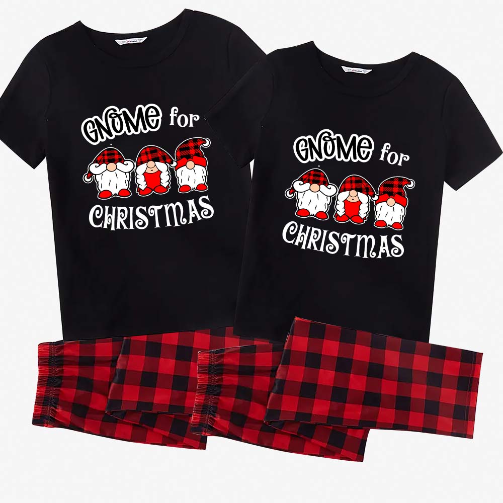 Cute Gnome Short Sleeve Family Holiday Pj Cute Gnome Short Sleeve Family Holiday Pj