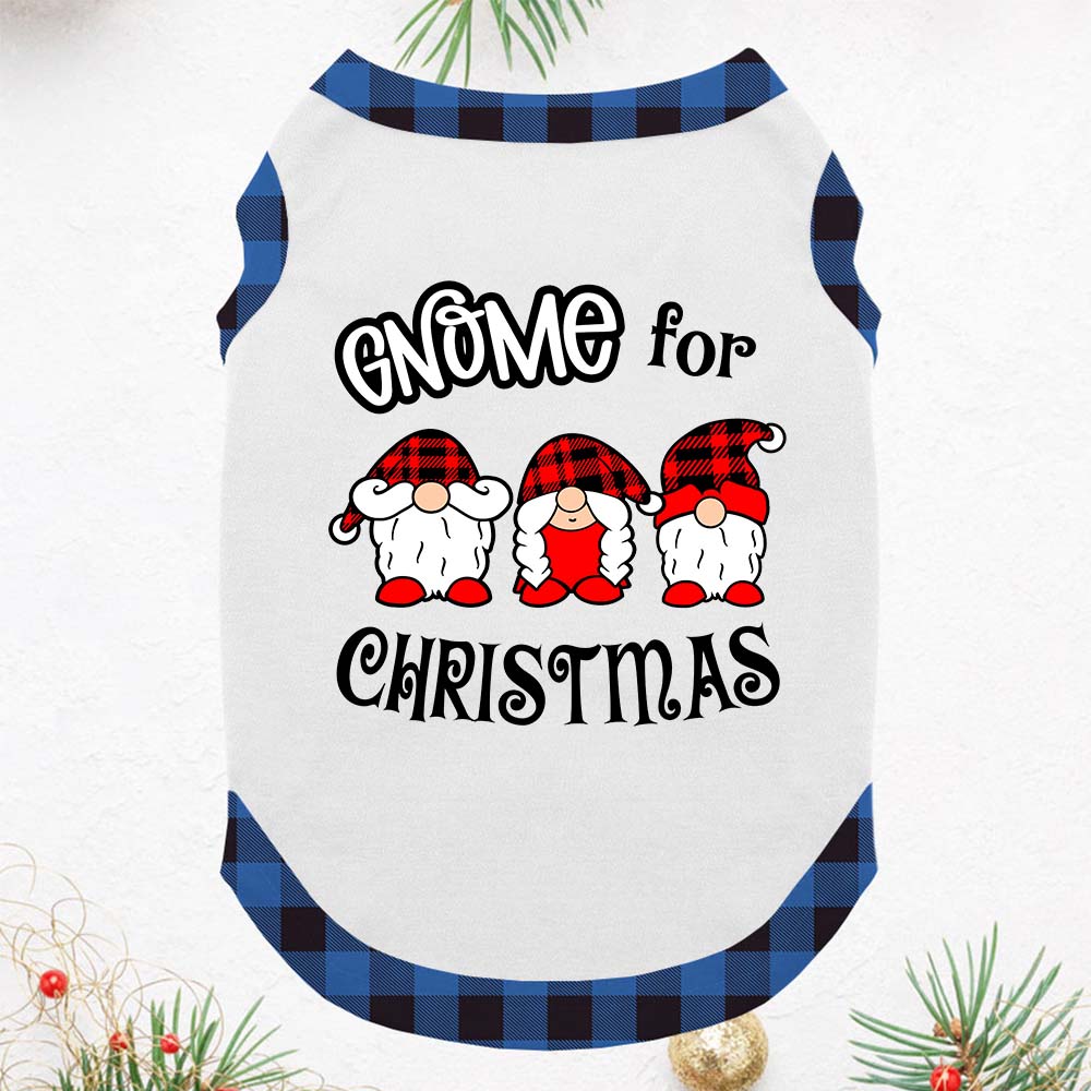 Gnome For Christmas Plaid Pajamas For Family And Dog Gnome For Christmas Plaid Pajamas For Family And Dog
