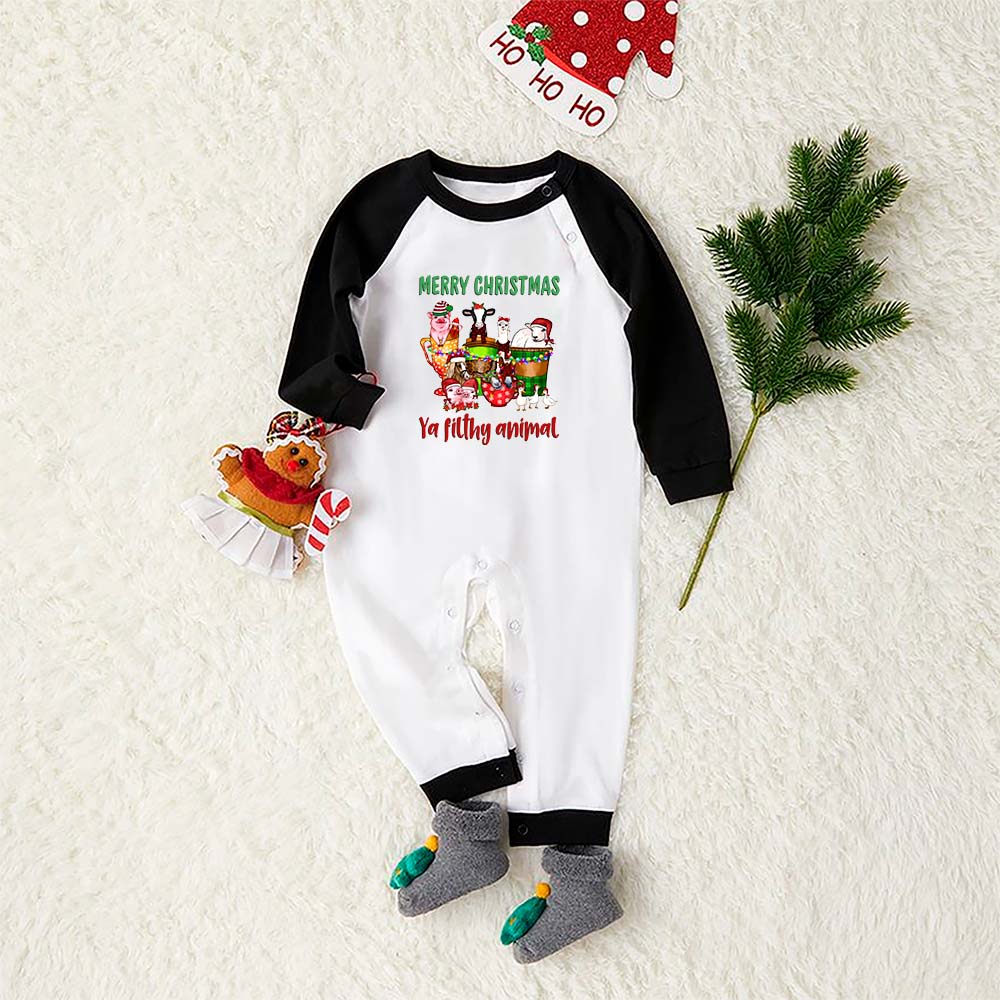 Farm Animal Jammies For Your Families Merry Christmas Ya Filthy Animal Farm Animal Jammies For Your Families Merry Christmas Ya Filthy Animal