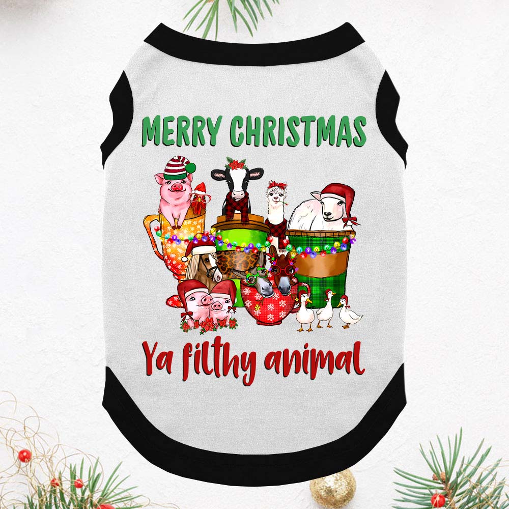 Farm Animal Jammies For Your Families Merry Christmas Ya Filthy Animal Farm Animal Jammies For Your Families Merry Christmas Ya Filthy Animal