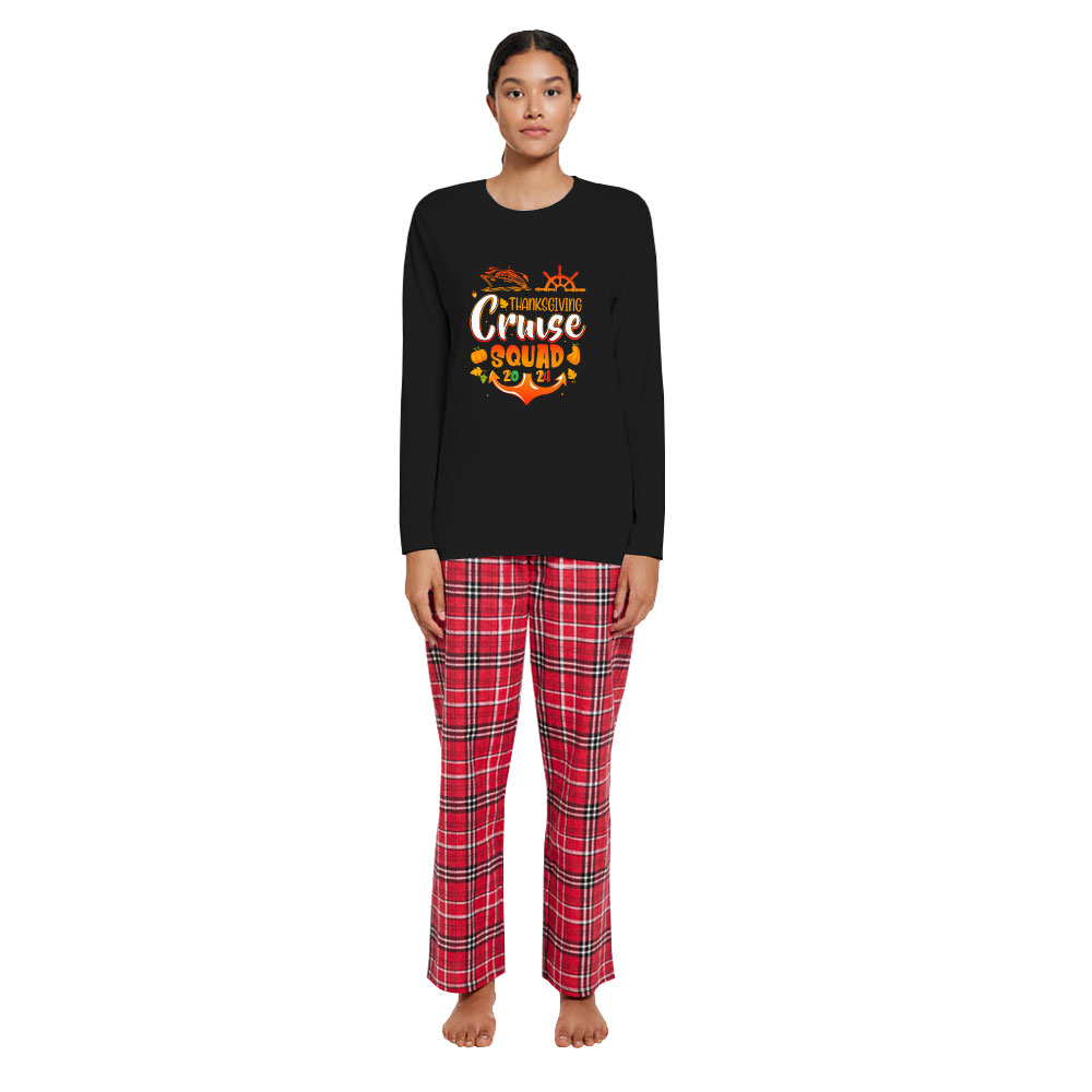 2024 Thanksgiving Cruise Holiday Family Jammies Cotton 2024 Thanksgiving Cruise Holiday Family Jammies Cotton