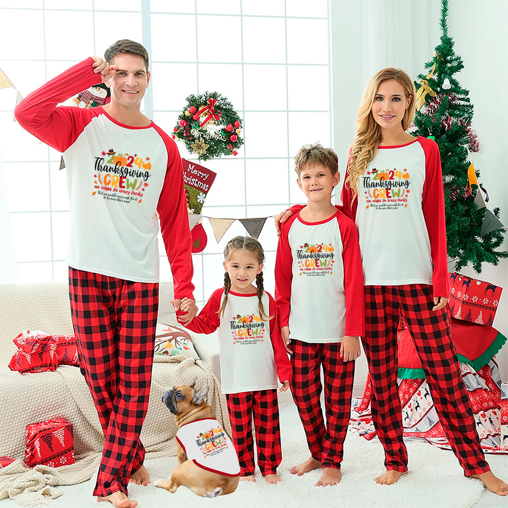 Fun Crazy Family Crew Matching Thanksgiving Jammies 2024 Fun Crazy Family Crew Matching Thanksgiving Jammies 2024