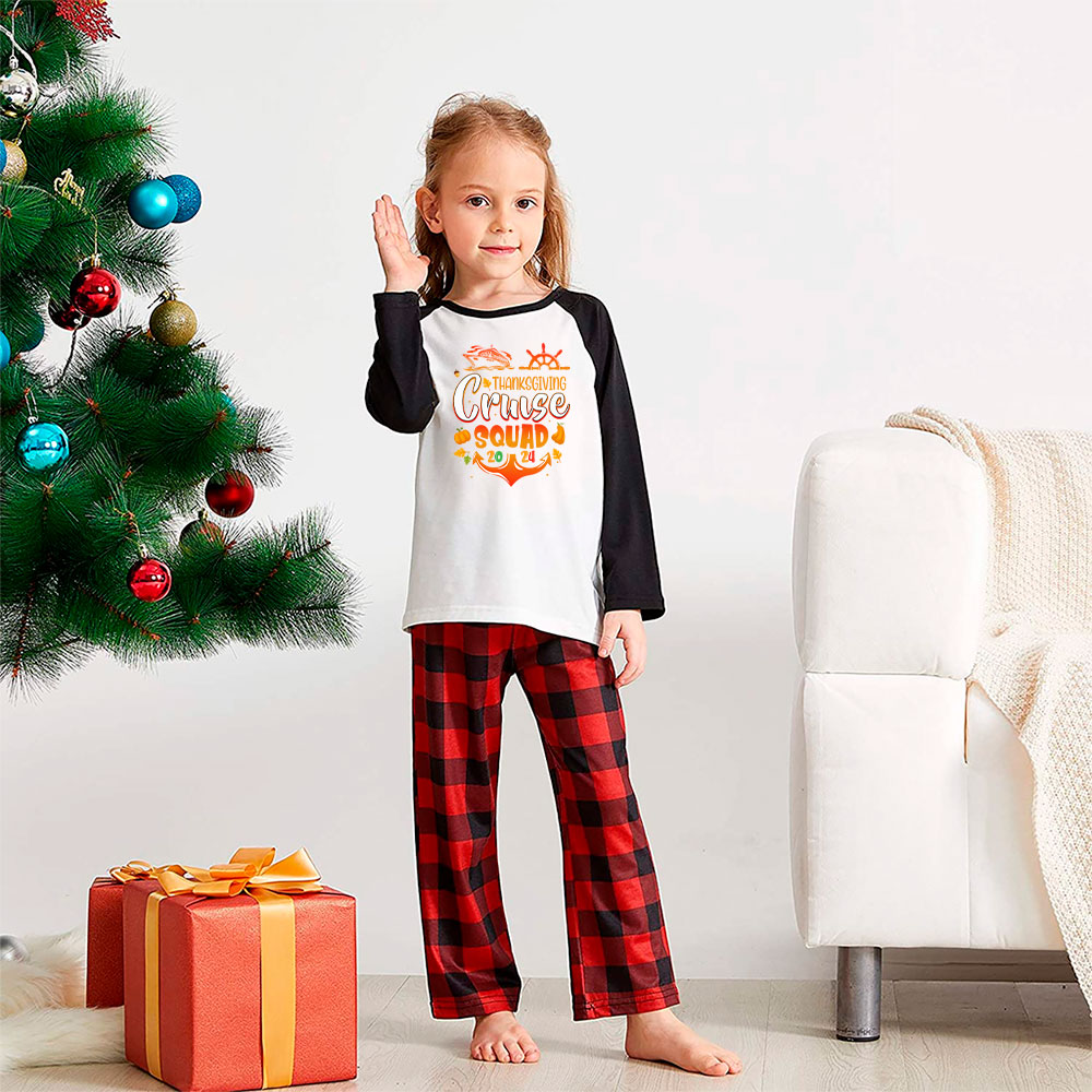 Thanksgiving Cruise Squad Family Holiday Pjs 2024