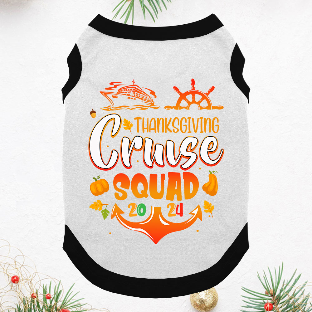 Thanksgiving Cruise Squad Family Holiday Pjs 2024