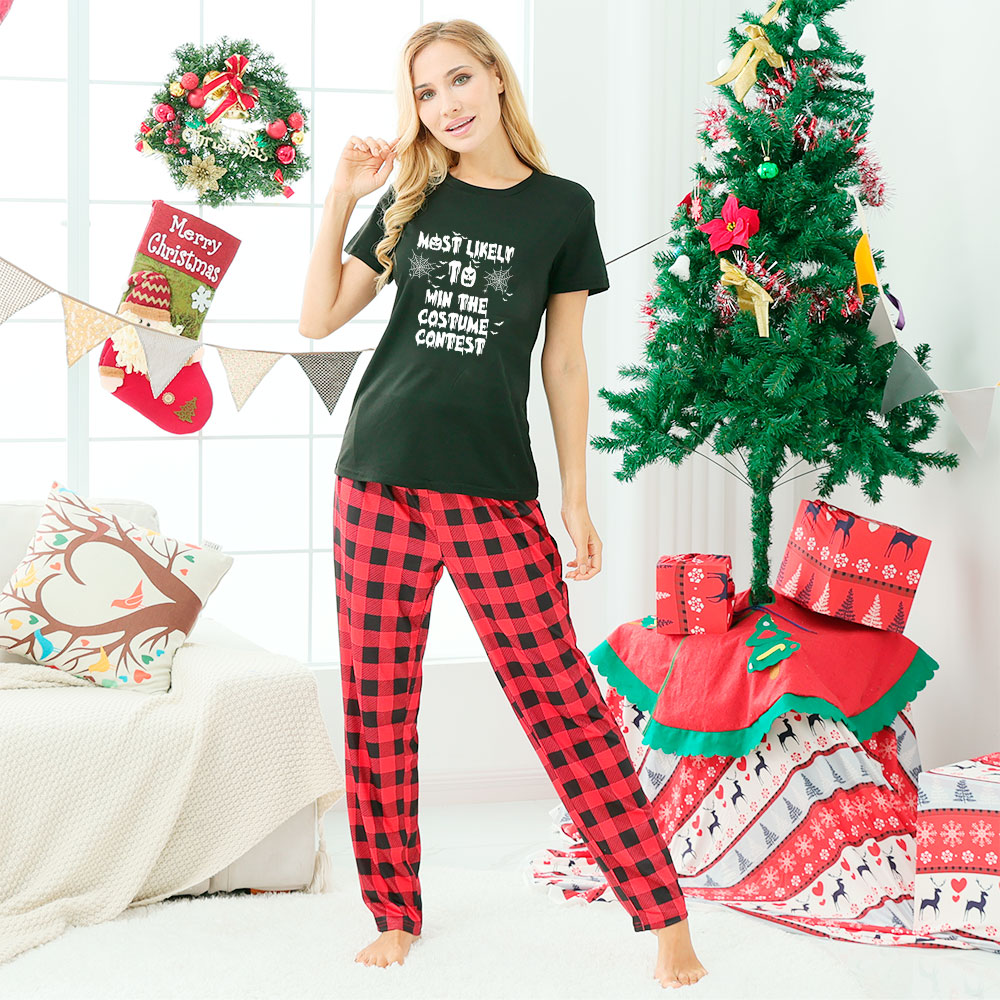 Funny Sayings Halloween Family Matching Pajamas Short Sleeves Funny Sayings Halloween Family Matching Pajamas Short Sleeves