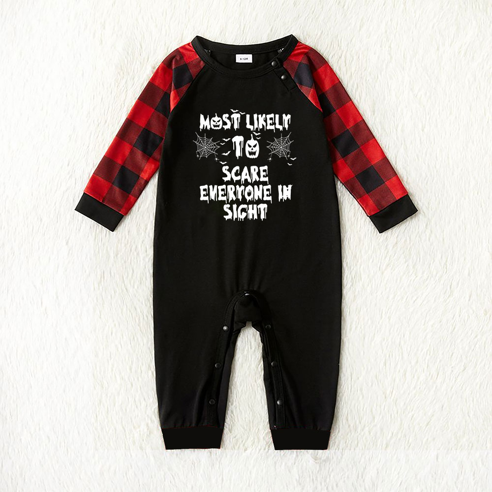 Funny Personalized Halloween Pajamas Family With Plus Size Funny Personalized Halloween Pajamas Family With Plus Size