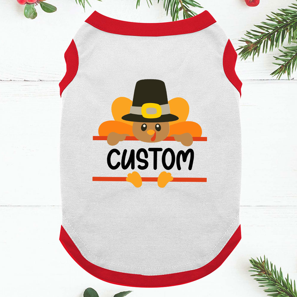 Personalized Thanksgiving Family Pjs Turkey With Bow Or Hat Personalized Thanksgiving Family Pjs Turkey With Bow Or Hat