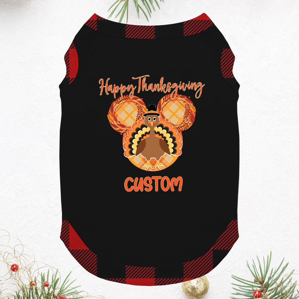 Personalized Brown Turkey Thanksgiving Family Pajama Sets Personalized Brown Turkey Thanksgiving Family Pajama Sets