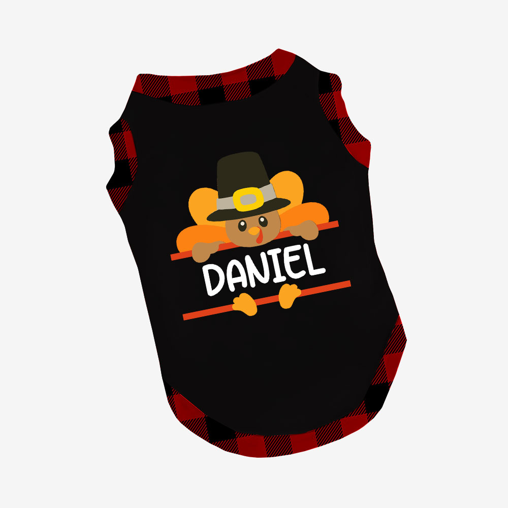 Turkey Family Thanksgiving Pjs Short Sleeves With Name Turkey Family Thanksgiving Pjs Short Sleeves With Name