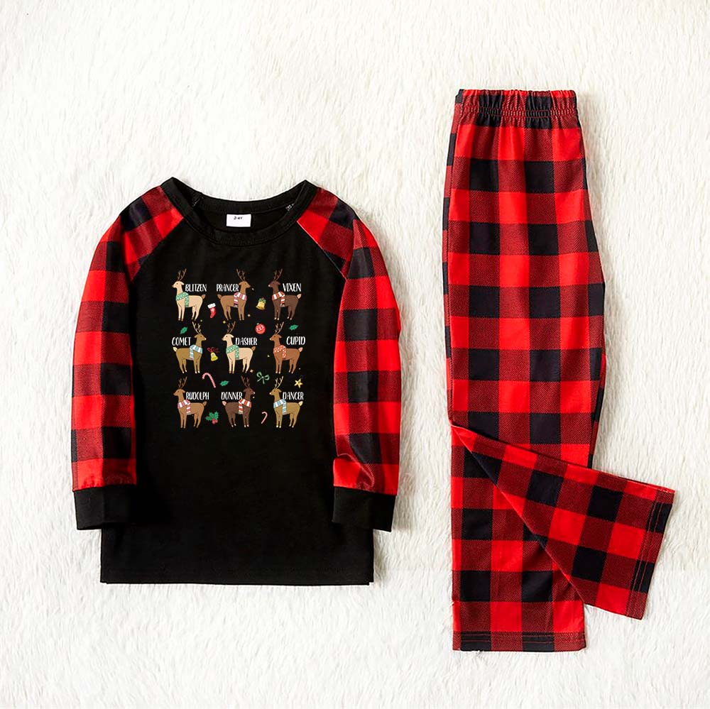 Reindeer Rudolph Matching Christmas Pjs With Dogs Reindeer Rudolph Matching Christmas Pjs With Dogs