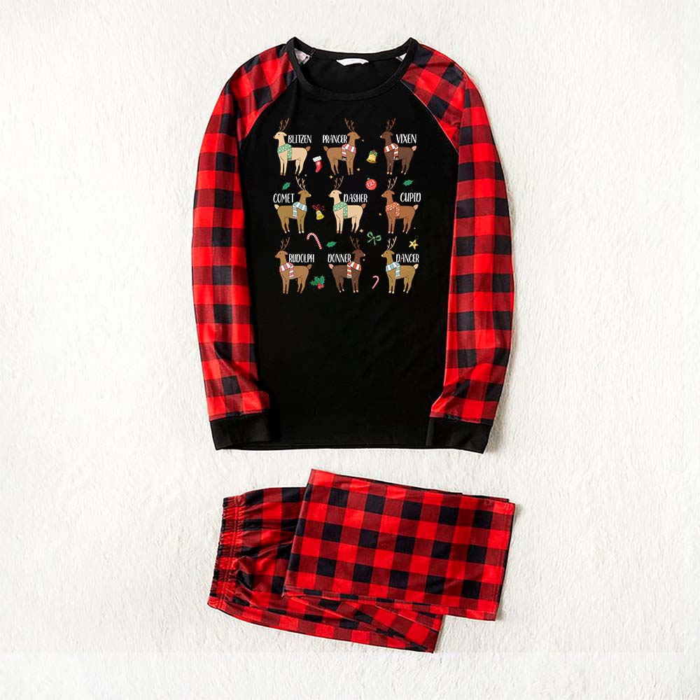 Reindeer Rudolph Matching Christmas Pjs With Dogs Reindeer Rudolph Matching Christmas Pjs With Dogs