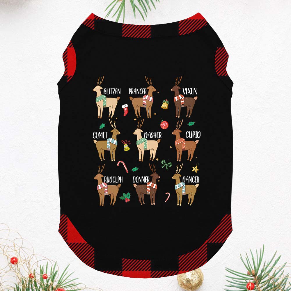 Reindeer Rudolph Matching Christmas Pjs With Dogs Reindeer Rudolph Matching Christmas Pjs With Dogs