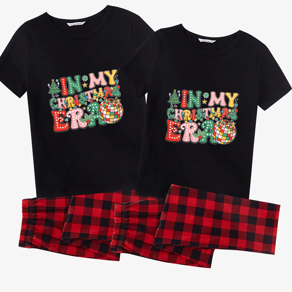 In My Christmas Era Holiday Matching Pajamas Family Short Sleeve In My Christmas Era Holiday Matching Pajamas Family Short Sleeve