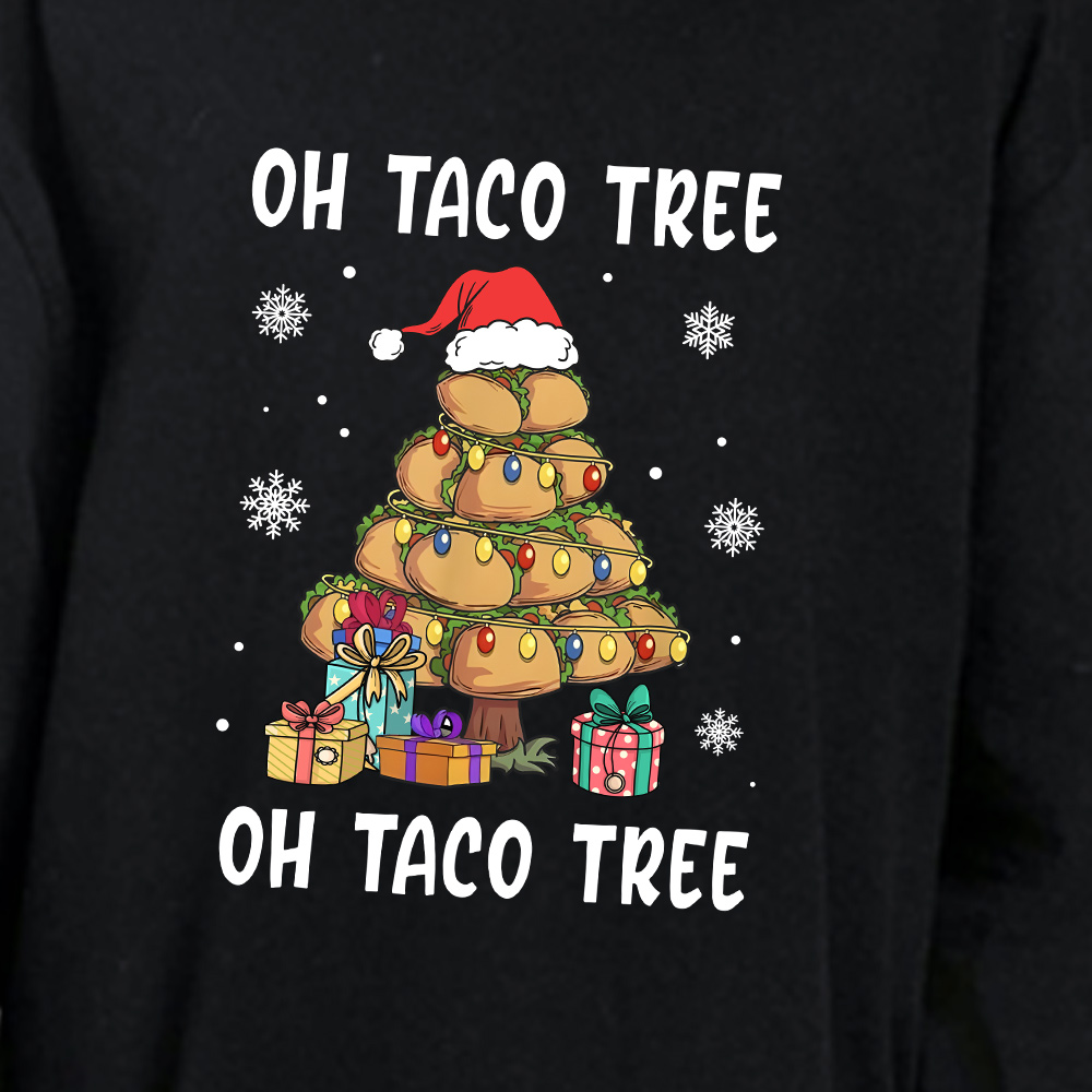Funny Taco Tree Christmas Pajamas For Family And Pets Cotton Funny Taco Tree Christmas Pajamas For Family And Pets Cotton