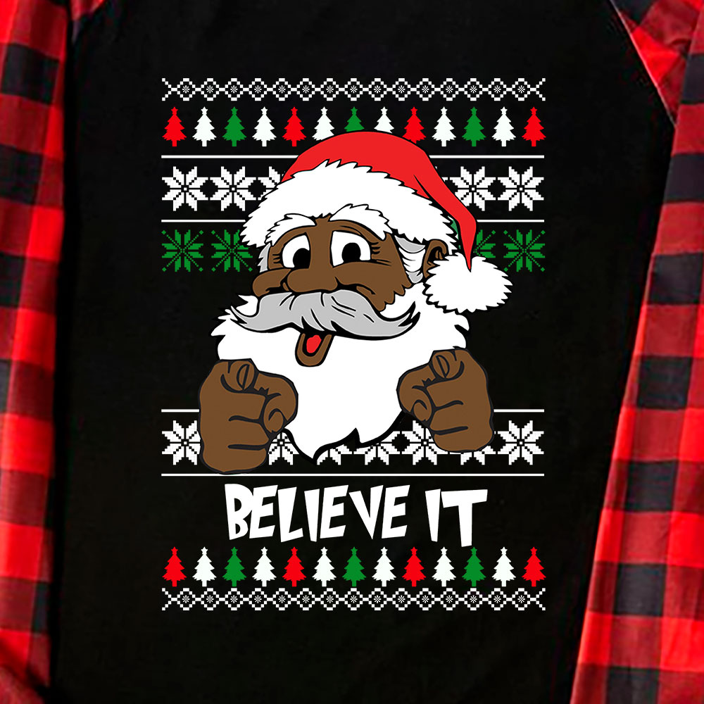 Plus Size Black Santa Claus Christmas Pajamas Family Plus Size Black Santa Claus Christmas Pajamas Family