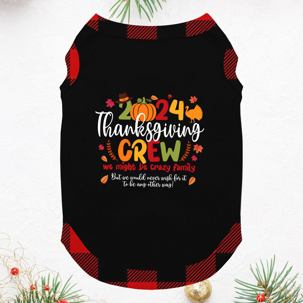2024 Thanksgiving Day Pajamas For Family Buffalo Plaid Short Sleeves 2024 Thanksgiving Day Pajamas For Family Buffalo Plaid Short Sleeves