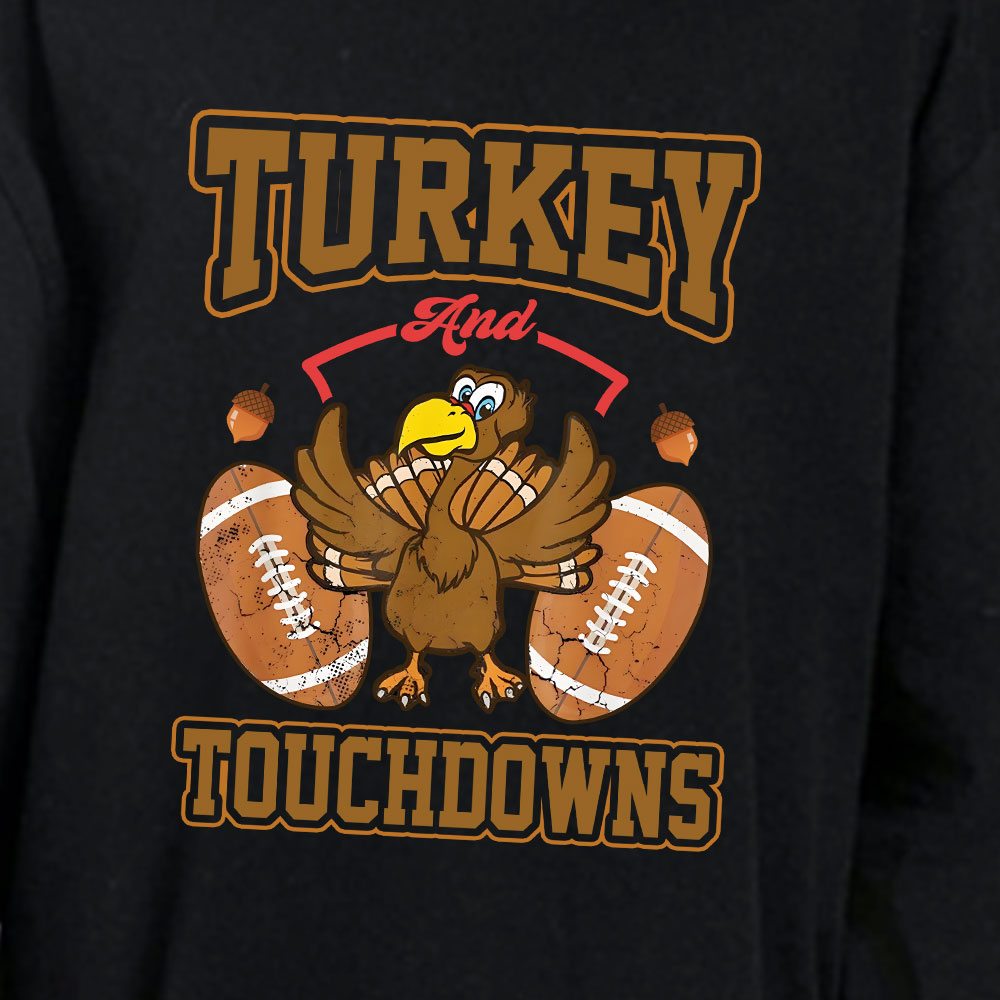 Unique Turkey Football Thanksgiving Family Pajama Sets Cotton Unique Turkey Football Thanksgiving Family Pajama Sets Cotton