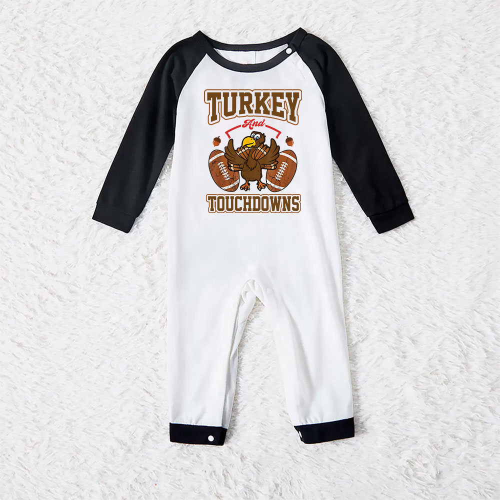 Turkey Football Matching Thanksgiving Pajamas Adults Plaid Turkey Football Matching Thanksgiving Pajamas Adults Plaid