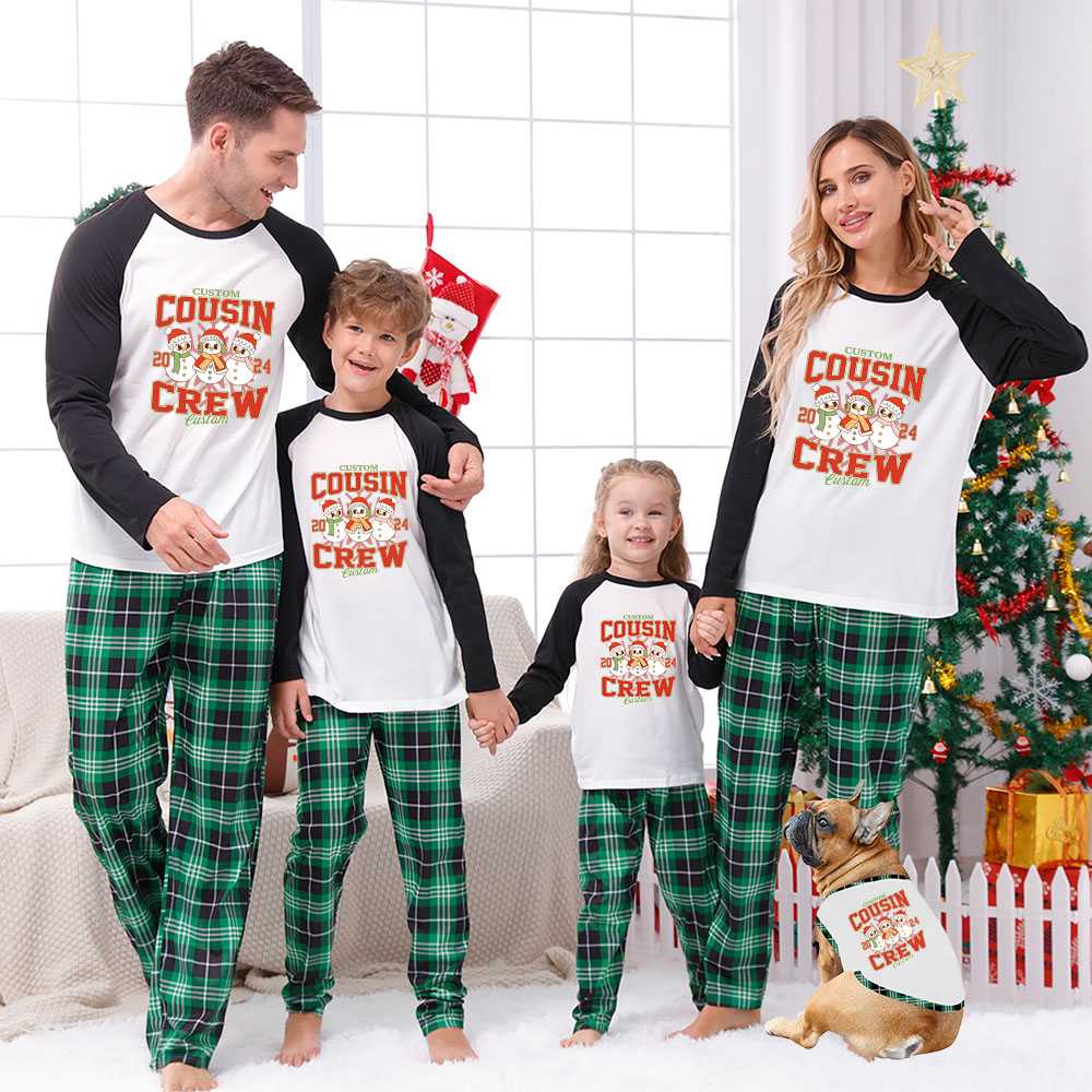 Cousin Crew 2024 Family And Pet Christmas Pajamas Cousin Crew 2024 Family And Pet Christmas Pajamas