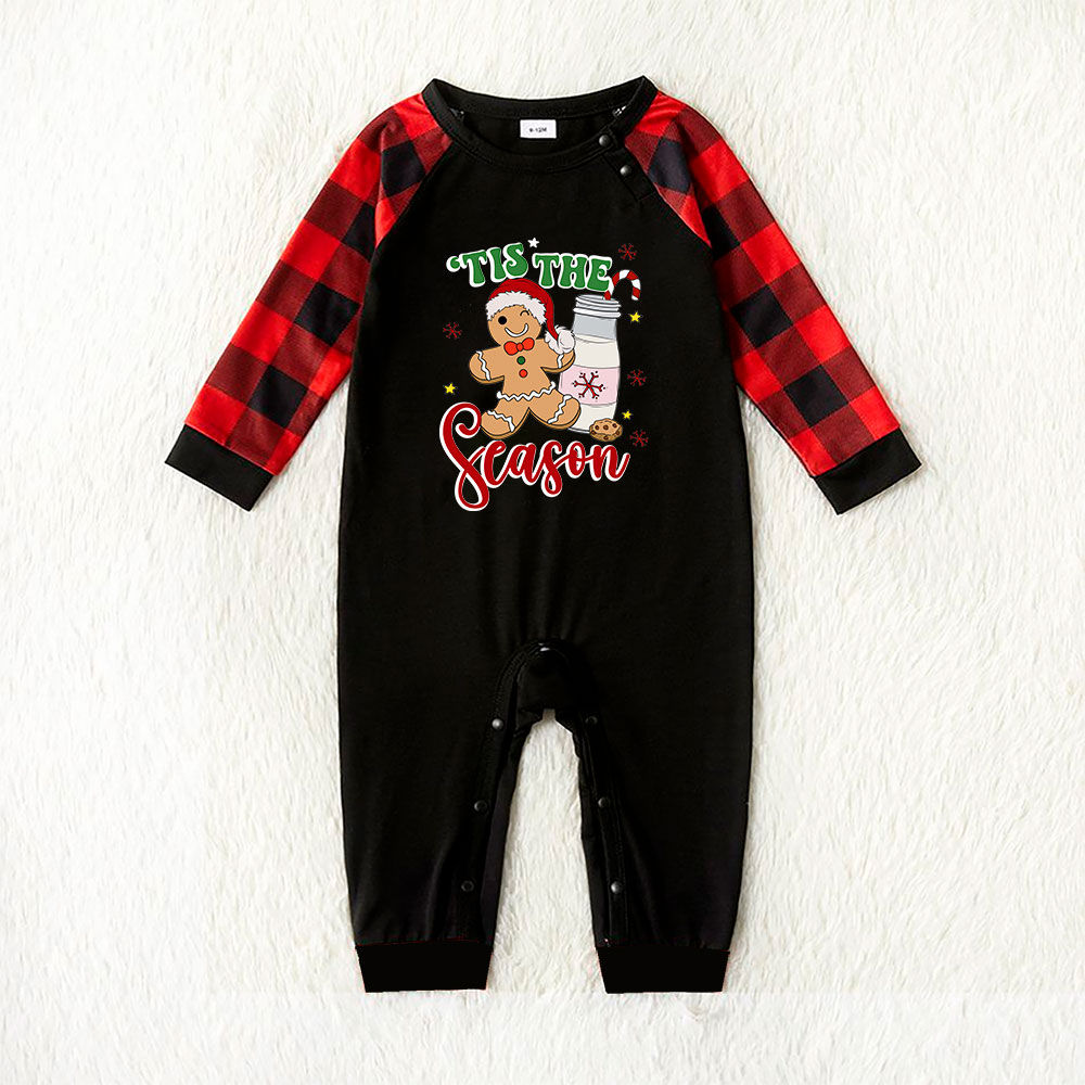 Gingerbread Blink Holiday Pj Sets For The Family Tis The Season