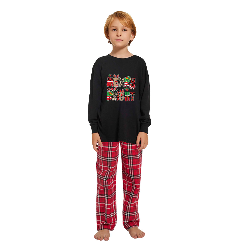 100% Cotton Merry And Bright Jammies Matching Family And Dog 100% Cotton Merry And Bright Jammies Matching Family And Dog